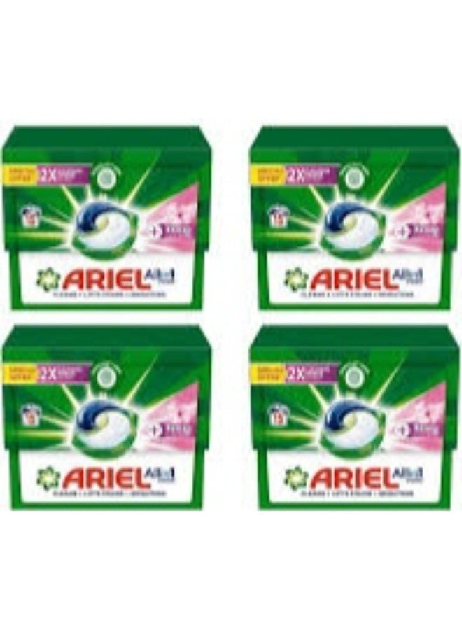 اريال اقراص اريال للغسالات الاوتوماتيك بلمسة انتعاش داوني 3 في 1 - 15 قرص، كبسولات، 0.44 كيلوغرام 4  قطع - Image 1